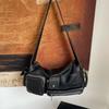 Vintage Multiple Pockets Motorcycle Bag Designer Women Handbags Luxury Soft Pu Leather Shoulder Bags Large Messenger Bag 2025