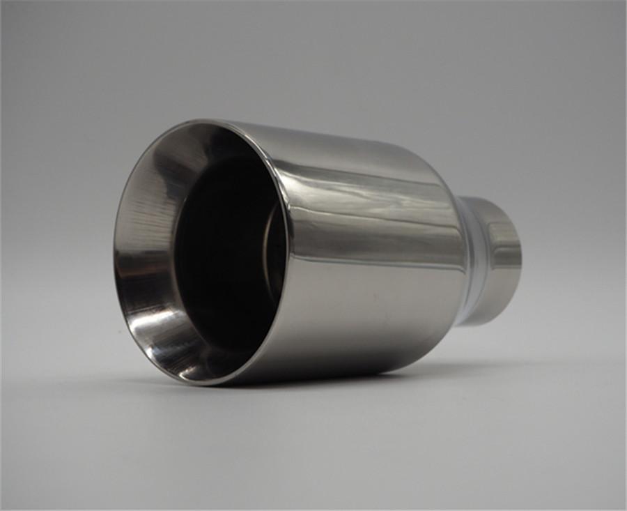 Universal Car Exhaust End Pipe - 180mm Length Chrome
