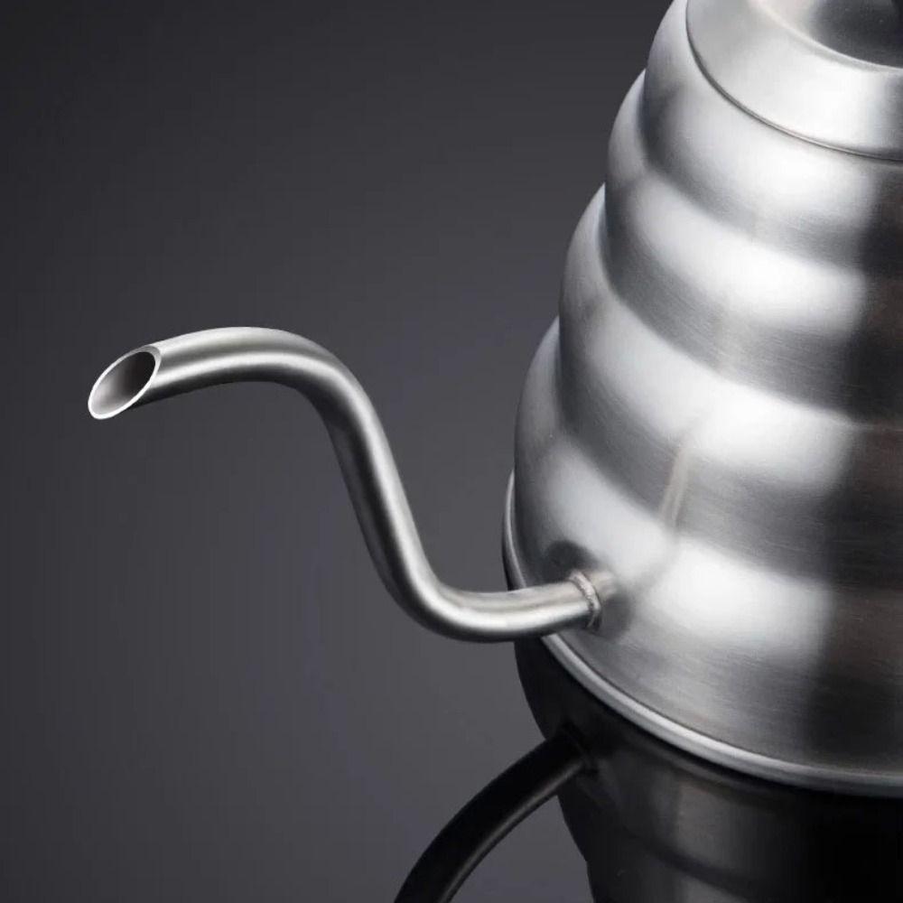 304 Stainless Steel Gooseneck Kettle Long Narrow Spout Drip Coffee Kettle  Tea Brewing