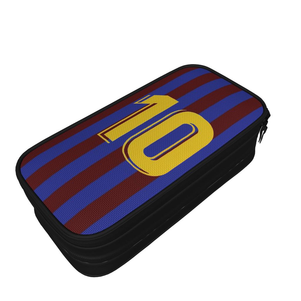 Argentina Number 10 Football Pencil Case Mess King Pencilcases Pen Holder for Girls Boys Pencil Bags School Supplies Stationery