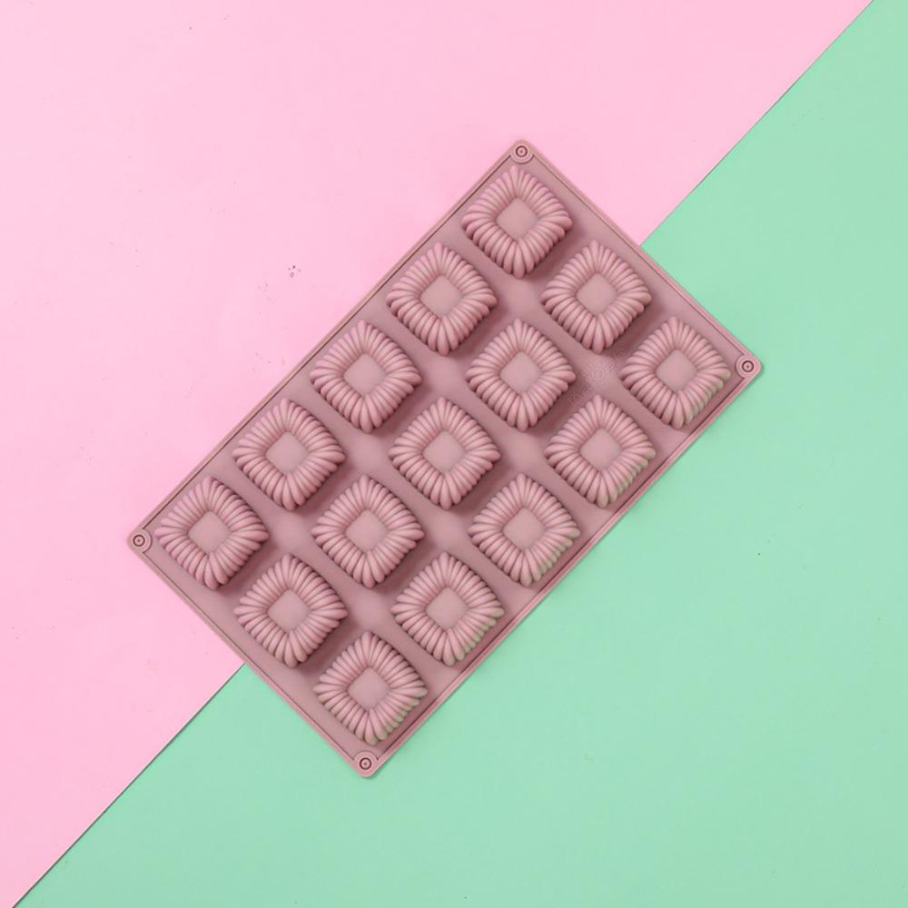 15-Cavity Mousse Chocolate Cake Mold Food Grade Silicone French Pastry Mold