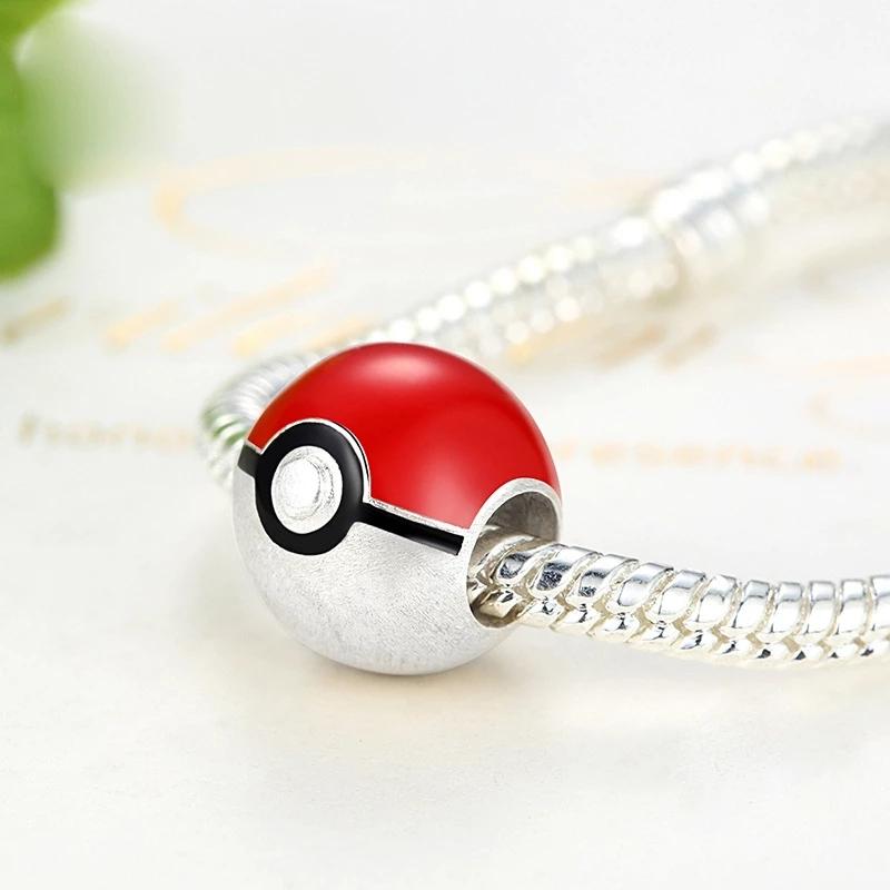 Pokemon Pikachu Pica Picacopper Perles DIY Breloque Compatible Bracelet Original Bracelets Collier Pendentif Femme Bijoux