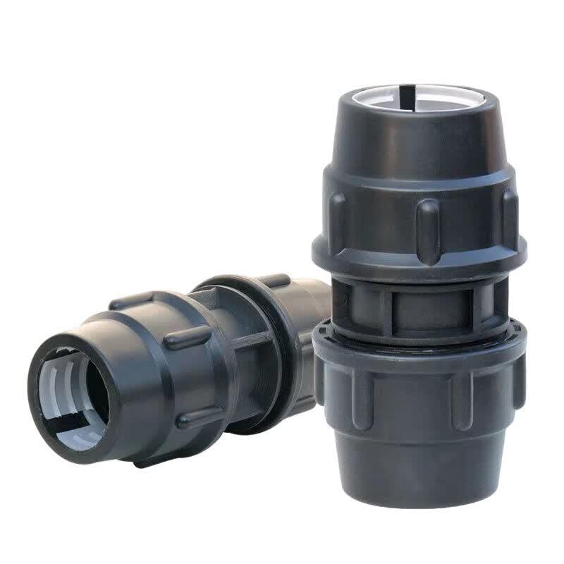 Thickened Black PE Quick Connect Water Pipe Fitting