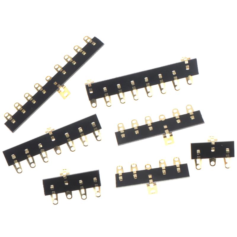 1 Pcs Ampmart 3-10Pins Tag Strip Gold Pins Plated Audio Strip Tag Board ,For Guitar Amplifiers Hifi Diy