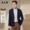 Antônio Men's Old Money Style Worsted Knit Blazer