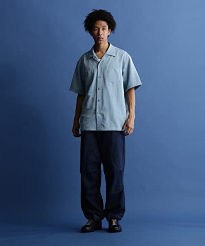 [Schott] [WEB LIMITED] NYC EMB. TC SHIRT "STAMP" / Embroidered Shirt NYC "STAMP" Men's M 391 Sax 782-3123020