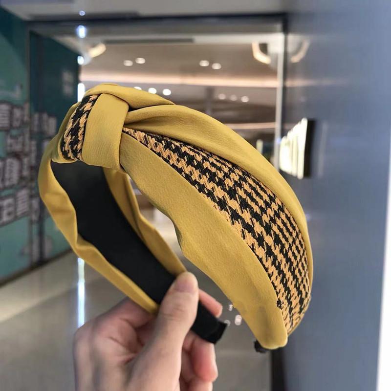 Women Headpiece Big Top Bow Knotted Headband for Female Shopping Party Holiday Head Hoop Classic Swallow Gird Hairband