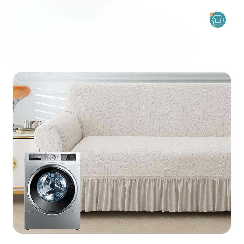 Skirt Sofa Cover All-Inclusive Universal Four-Season Universal Three Or Four-Person Living Room Elastic Fabric Sofa Cover