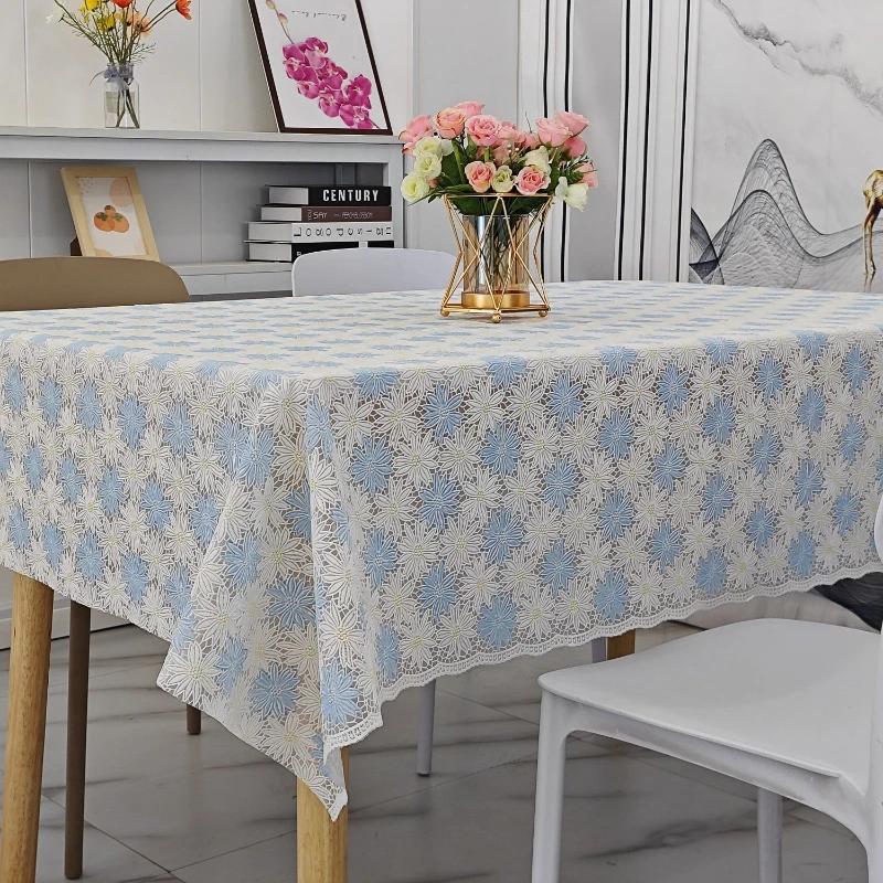 Față de masă pătrată imprimată PVC, impermeabilă, rezistentă la ulei, lavabilă, acasă, minimalistă, pentru masă, pentru masă.