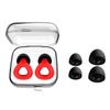 Bouchons d'oreilles en silicone à réduction de bruit et isolation phonique pour voyages d'affaires, voyage, sommeil portable, lavables, insonorisés