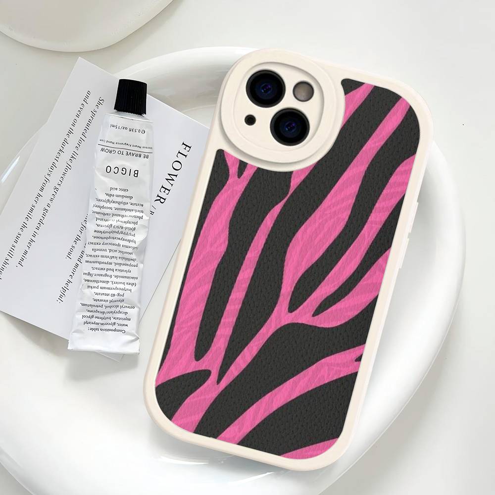 

Zebra Pattern Art For IPhone 16 15 14 13 12 11 Pro Max Plus Leather Phone Cover iphone 11 pro