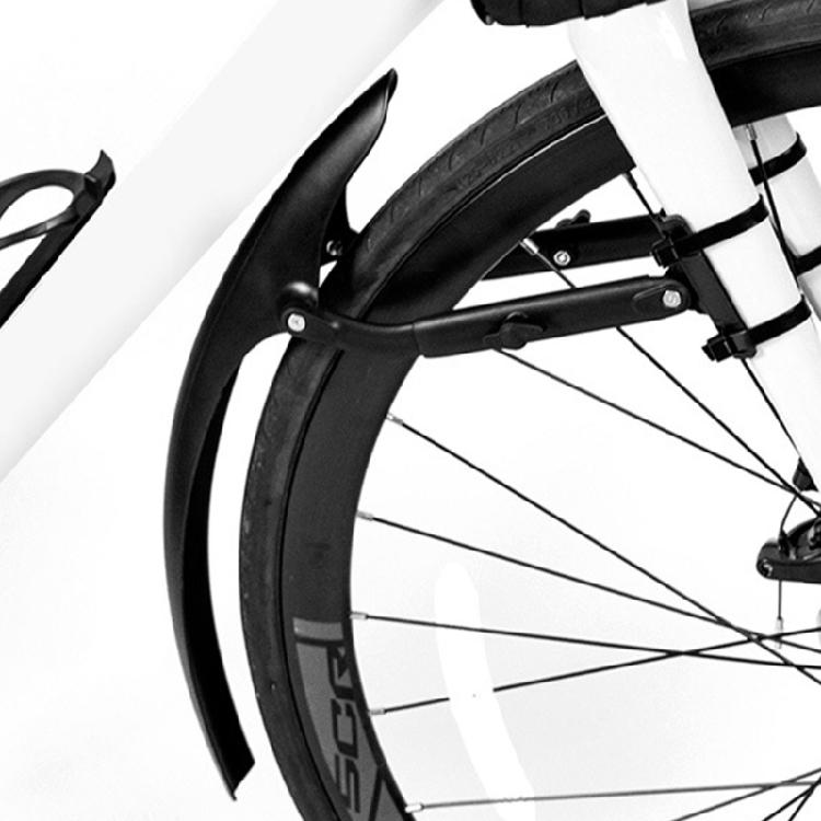 Verstellbares Rennrad Schutzblech Vorne / Hinten Schutzblech Mountainbike Schutzblech Kunststoff Fahrradschutzblech Einfach zu installieren