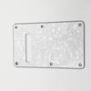 Electric Guitar Back Plate Three-Layer PVC Pearl-Finish Guitar Back Plate Spring Compartment Cover Plate Back Plate with Offset Slotted Holes