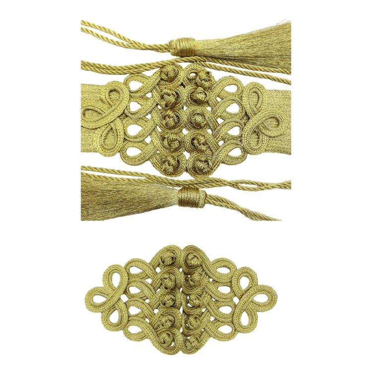 Cheongsam Frog Buttons Closure Sewing Buttons Fasteners Waistband Waist Belt