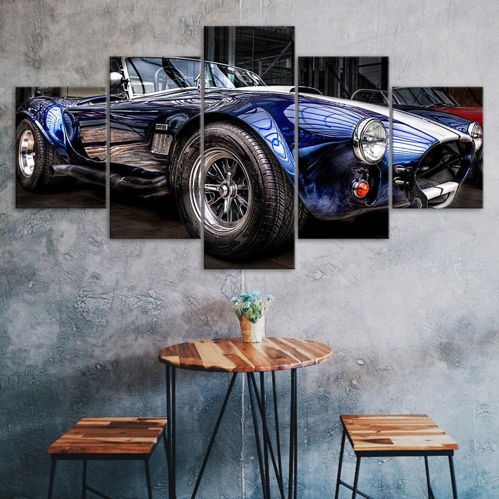 

Sports Car Canvas 5 Piece Five Panel Print Modern Wall Art Poster Picture Home Decor Gift For Him For Her 20X35 20X45 20X55CM