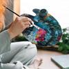 1 Pcs wood Watercolor Palette Paint Tray Plastic for DIY Craft Professional Art Painting