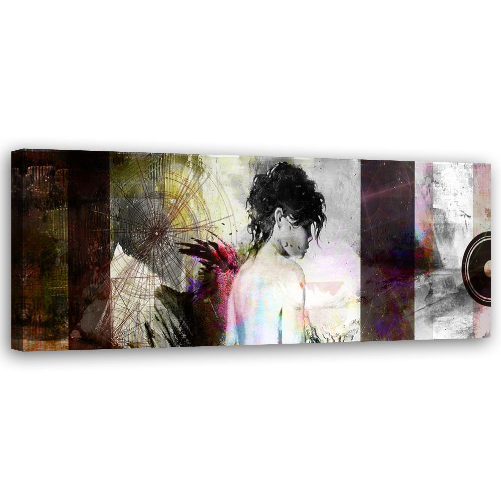 Canvas Print, Glamour Pastel Woman