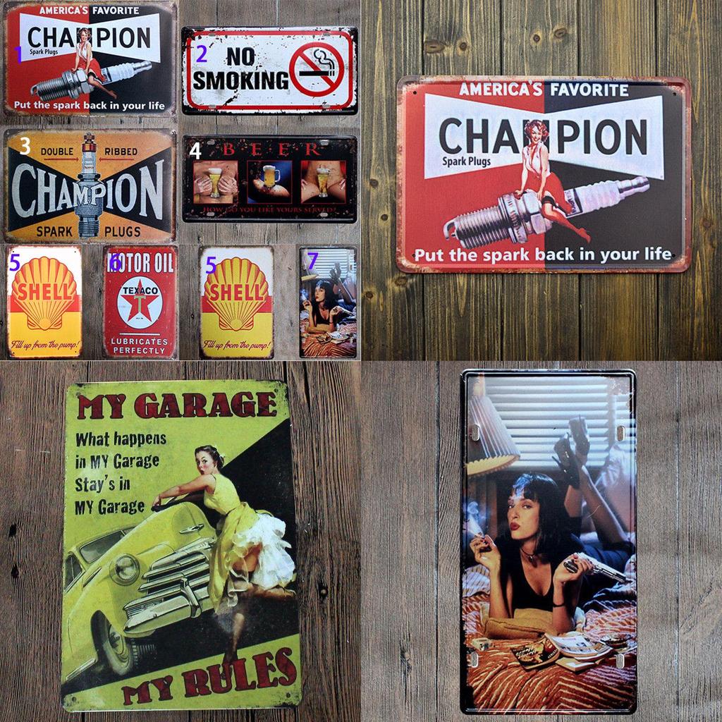 Stylowy Vintage Retro Metalowy Znak Blaszany Plakat Tablica Z Czterema Otworami Montażowymi Na Ścianę