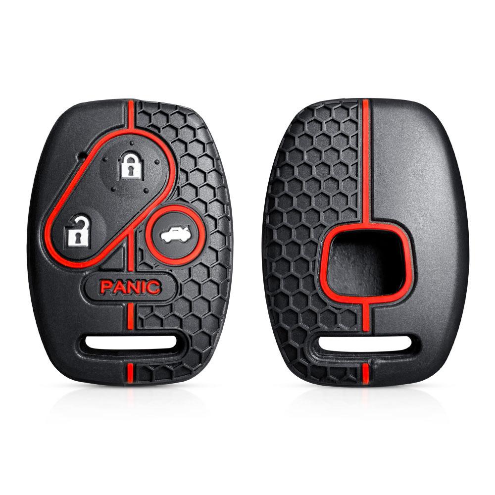 For Honda CRV SRV FRV Fit Civic Accord Jazz For Acura CSX Silicone Key Case Fob Accessories Holder Key Cover Shell