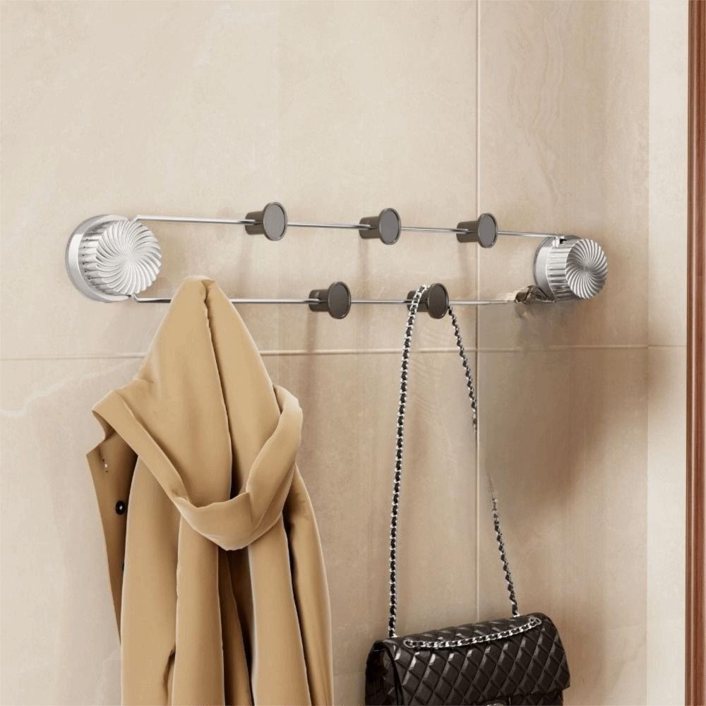 Strong Bearing Capacity Non-Marking Storage Hook 7 Hook No Punching Hook  Wall Mounted
