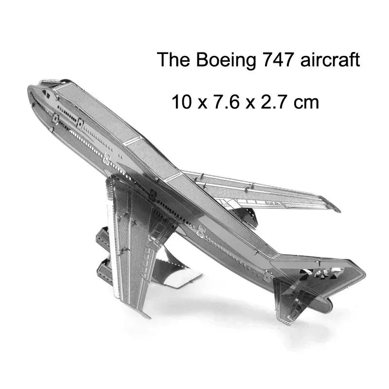 3D Metal Puzzles Military J-20 J-10B SU-34 KA-50 Fighter UFO RAH-66 Helicopter DIY Assembly Handmade Assemble Scale Model Jigsaw Puzzles