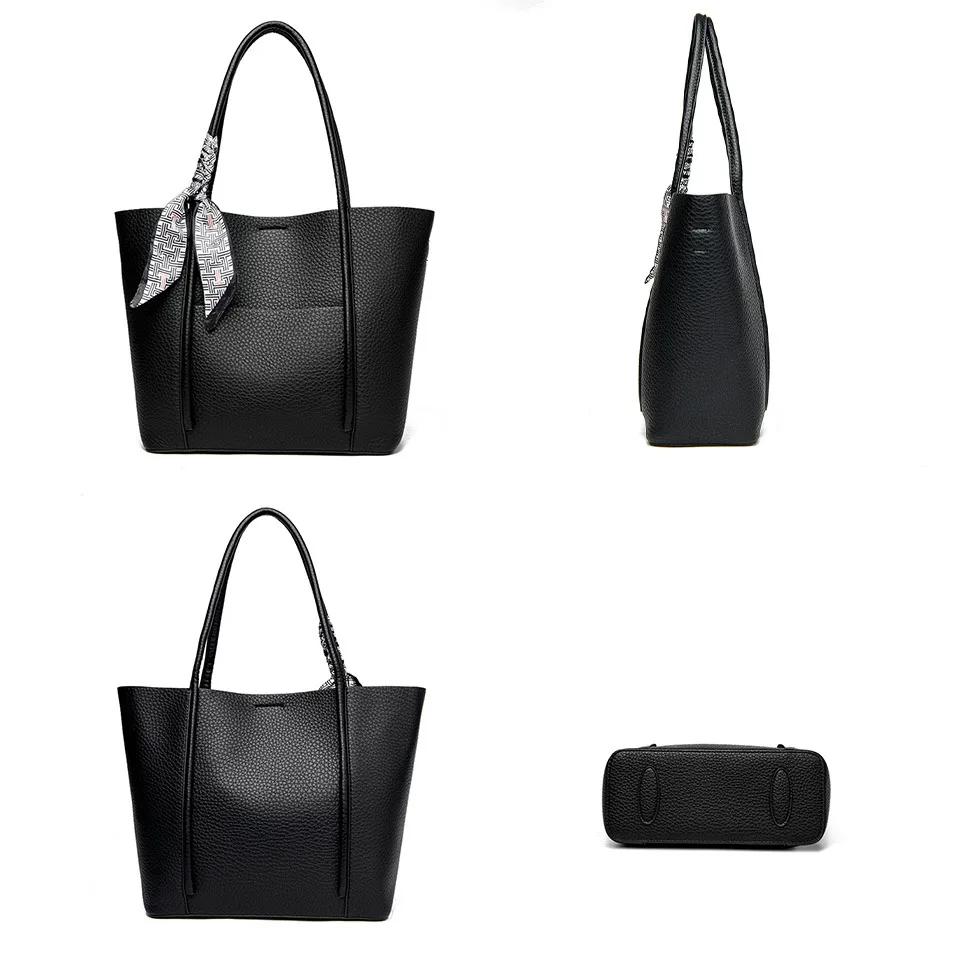 Borsa a Tote in Vera Pelle Morbida da Donna Borsa Grande Capacità Borse da Trasporto Borsa a Mano di Design Borsa a Spalla Vintage Borse da Pendolarismo di Marca