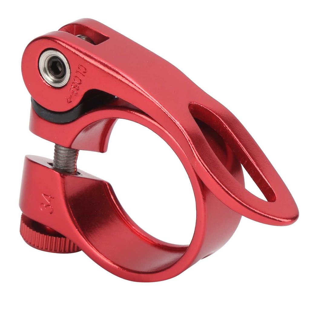 Aluminum Alloy Quick Release Seat Clamp for Road and Mountain Bicycle for XTC68 31.8mm(Red )