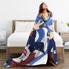 Konata izumi L-Lucky S-Star Throw Blanket Super Soft Trend Blankets  For Living Room Travel Office Flannel Bedspread Bed Cover