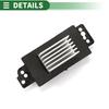 Motoforti HVAC Blower Motor Resistor, Heater Blower Resistor for GMC EN-VOY 2003-2009, Metal and Plastic, No. 2275 4990, Black, 1 Set.