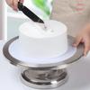12 Inch Cream Cake Non-slip Turntable Aluminum Alloy Turntable Stainless Steel Decorating Rack Baking Tools Set Decorating Table