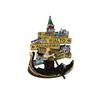 Italy Venice gondola  Road signs 3D Stereoscopic Resin painting Tourism souvenirs decoration home refrigerator magnets
