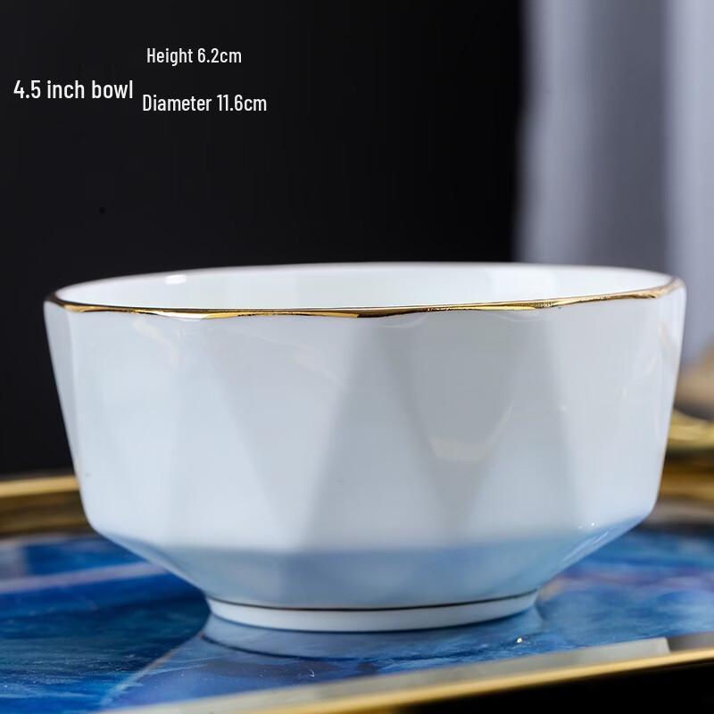 

Ru Han Hand-Painted Enamel Cartoon Rice Bowl Set