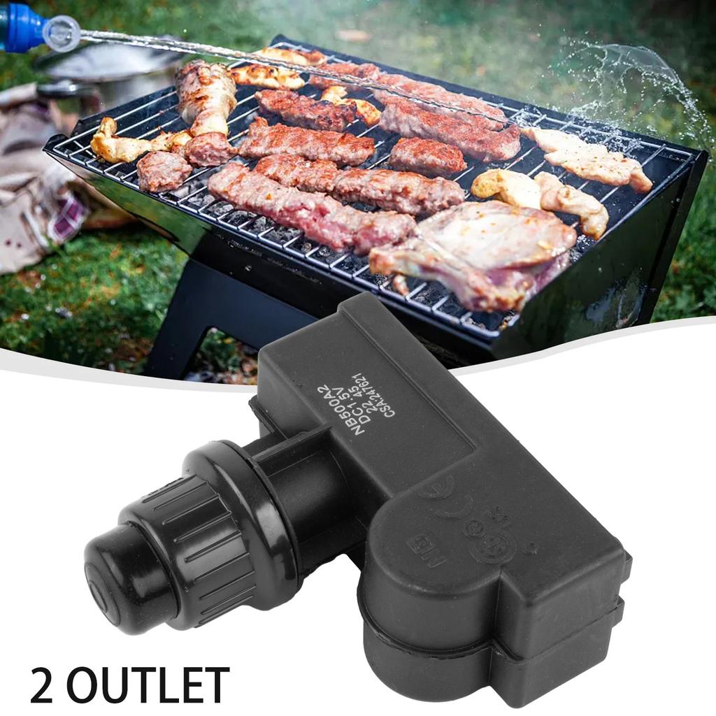 Electronic Ignitor for BBQ Gas Grill 2 Outlet Battery Powered Compatible with For Broil King BBQ Pro CharFor Broil