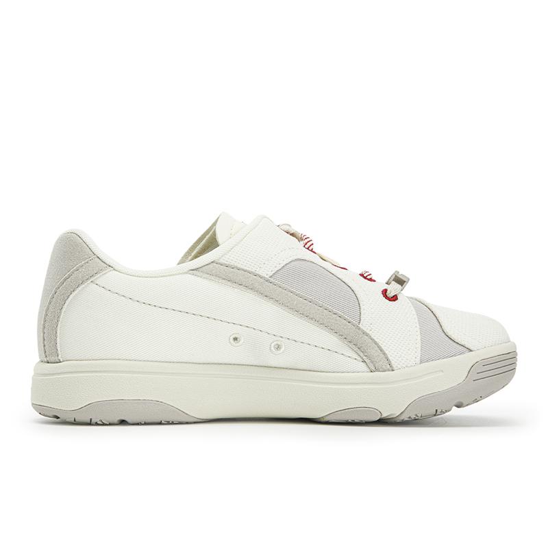 FILA PURE Skateboard Shoes Women's Low Top Cream White/Flax Brown F12W633203FCP