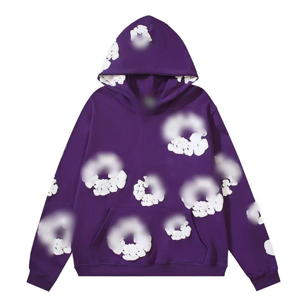 Unisex Amerikanischer Hip-Hop-Trend Kapok-Schaumstoff-Druck Lässiger Hoodie