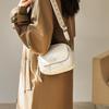 Mrs. Qiao Bag Women 2025 New Niche Mini Bag Single Shoulder Crossbody Bag Women Genuine Leather Small Round Bag Women
