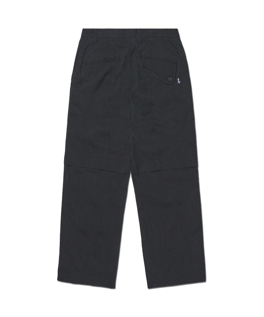 Nomaenyueol Flap Wide Slacks - Black