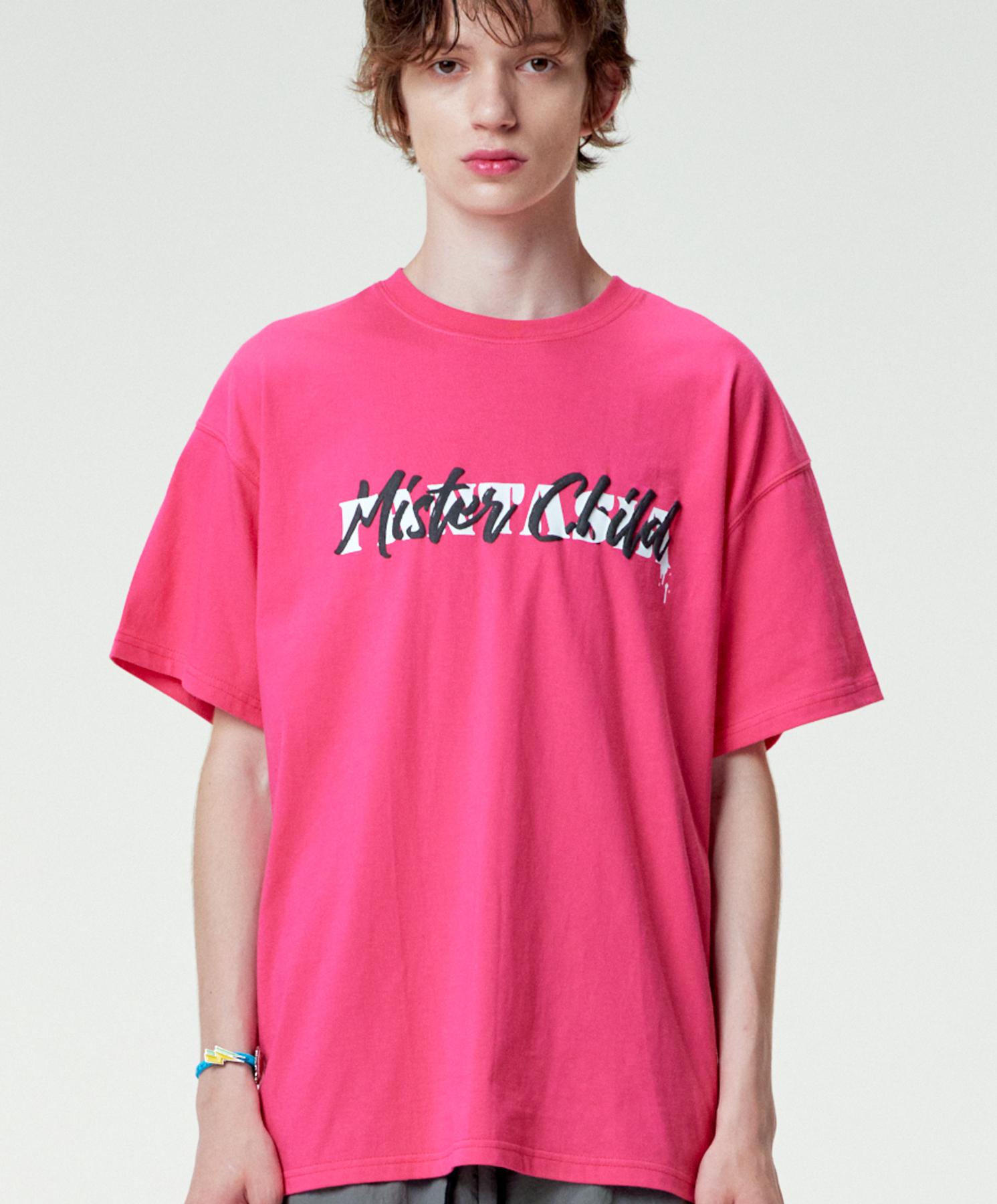 Mister Child Graffiti Mc T-Shirt Magenta L
