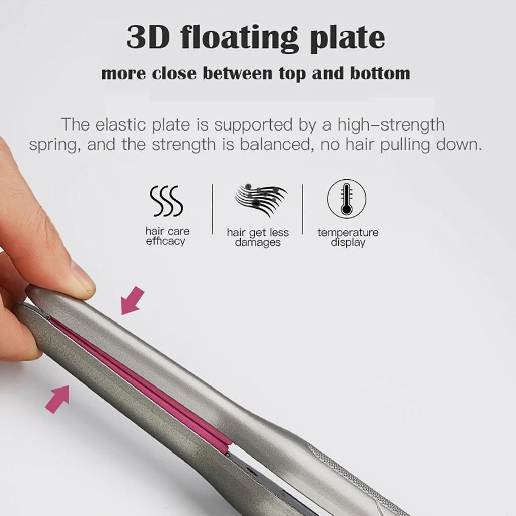 Mini Hair Straightener Curler For Short Hair Titanium Plate Beard Thin Pencil Flat Iron Travel Dual Voltage Hair Styling Tools