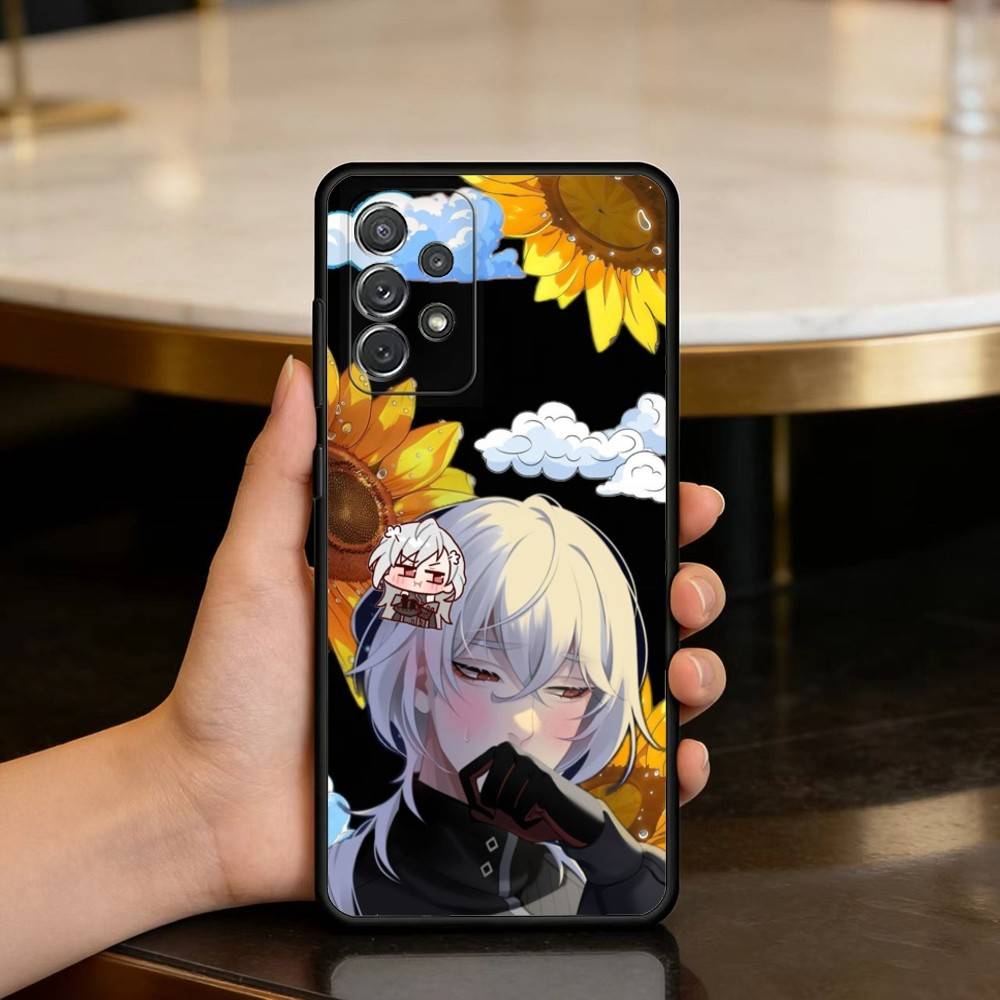 

Game D-Date With Death Phone Case For Samsung Galaxy A73,A72,A71,A70,A53,A52,A51,Soft Silicone Black Cover Samsung a40