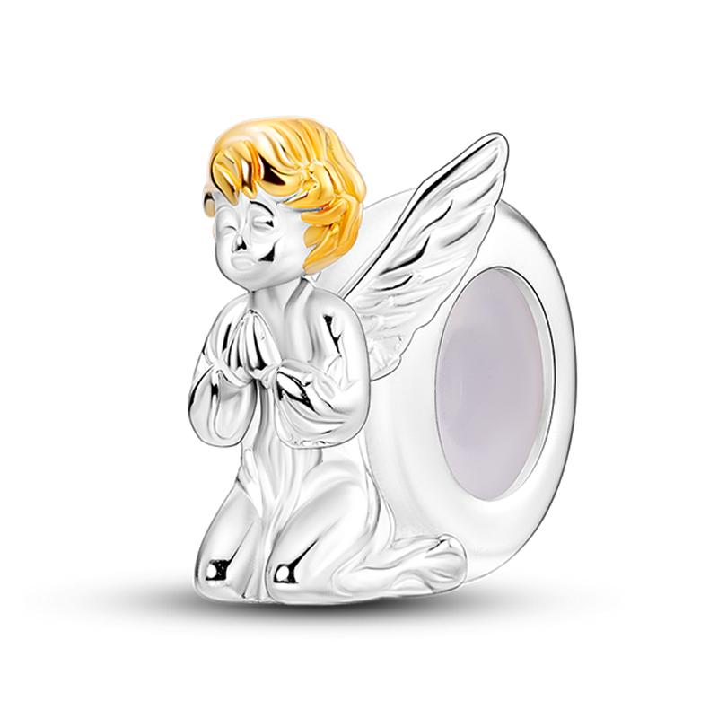 Plata Charms Spacer Beads Copper Fit Bangle Bracelet Diy Wheel Stopper Beads With Silicon For Diy Jewelry Making