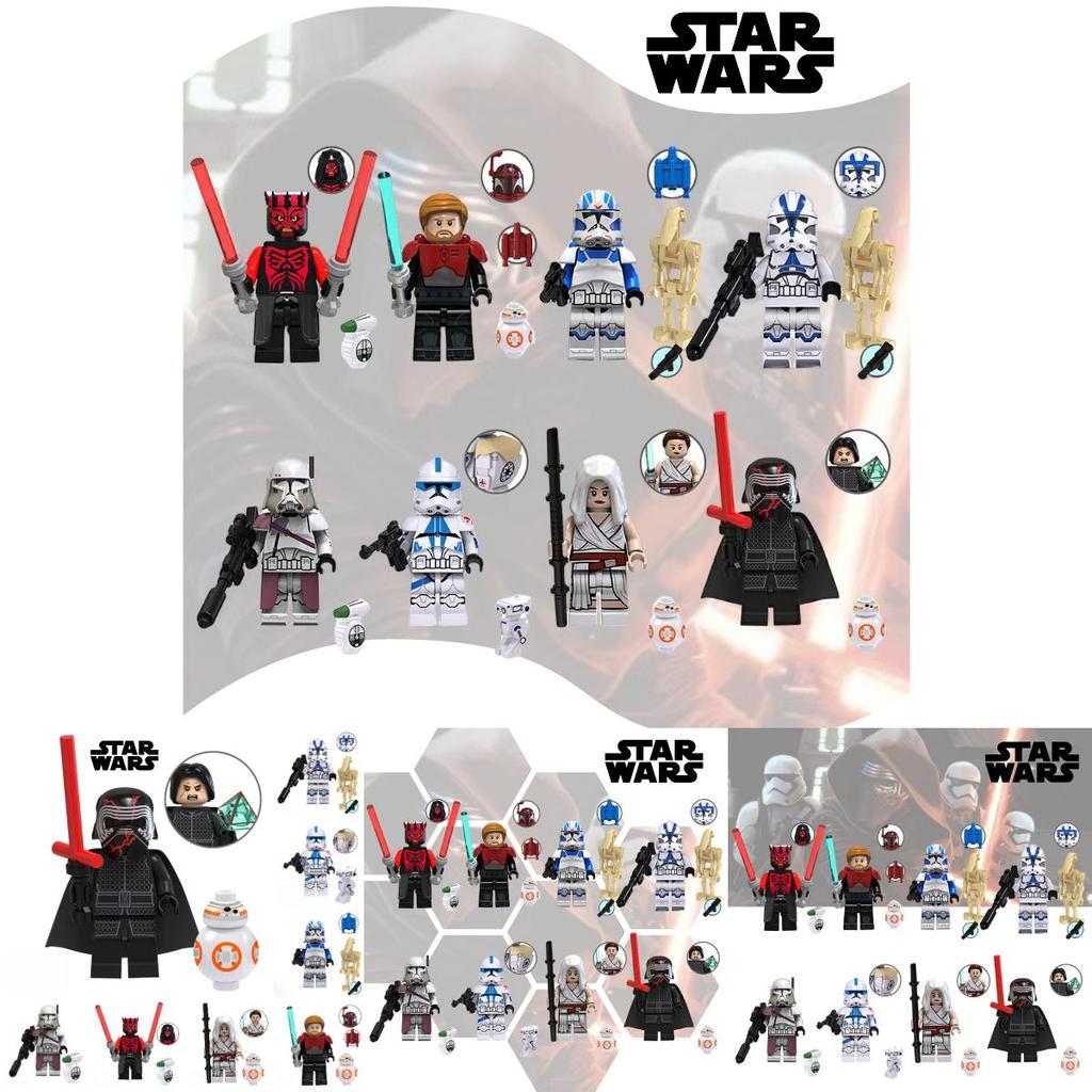 Tv6104 Futuristic Series Commander Ray Kylo Ren Building Block Toy Abs Plastic Diy 0-38 Pieces