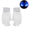 1Pair LED Light Up Hand Finger Gloves Halloween Christmas Costume Dance Decor