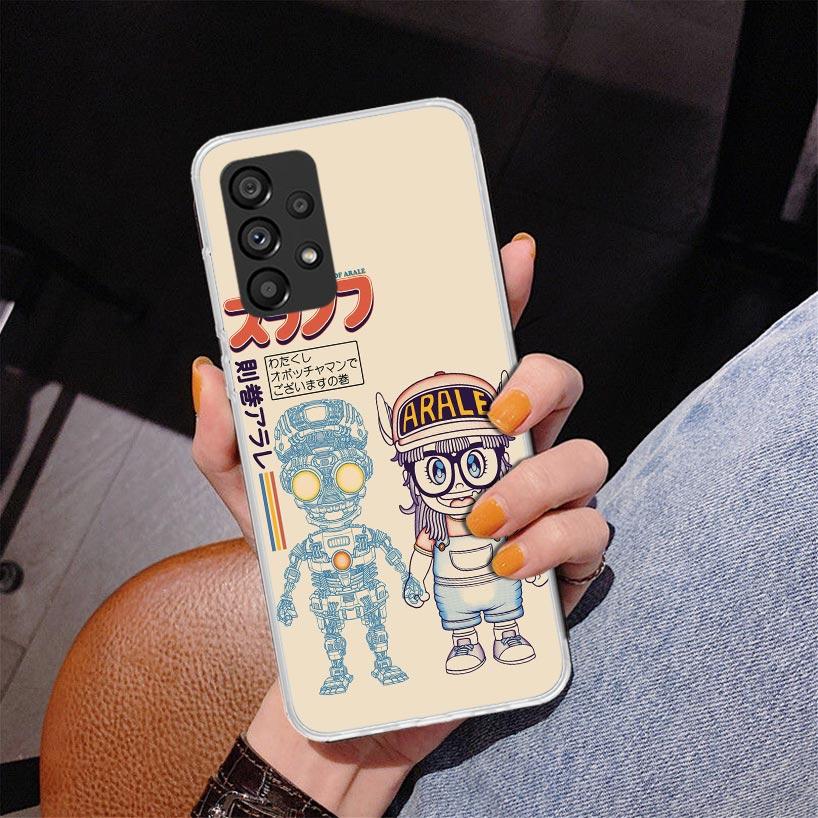 Arale Dr Slump Phone Case For Samsung Galaxy A52 A32 A22 A12 A51 A31 A50S A30S A20S A10S Note 20 Ultra 10 Plus S10 A72 A71 Galax