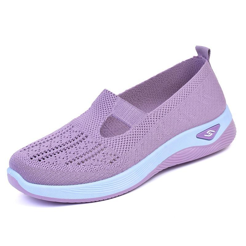 Old Beijing cloth shoes mother shoes summer breathable sandals non-slip soft-soled elderly shoes women's casual old walking shoes