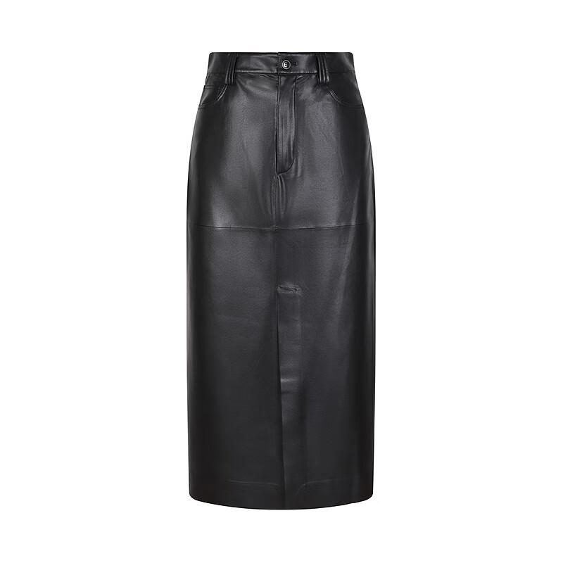 LESS 2025 Spring Straight Casual Long Skirt