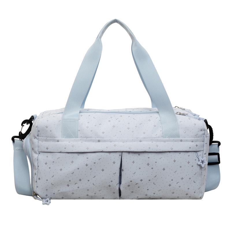 Star Canvas Tote: Versatile Crossbody Travel Bag with Large Capacity