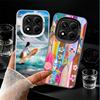 Surfboard Surfing Surf Summer Soft Phone Case for Xiaomi Redmi Note 13 14 15 Pro Plus 12S 12 11S 11 11T 10S 10 Shockproof Cover