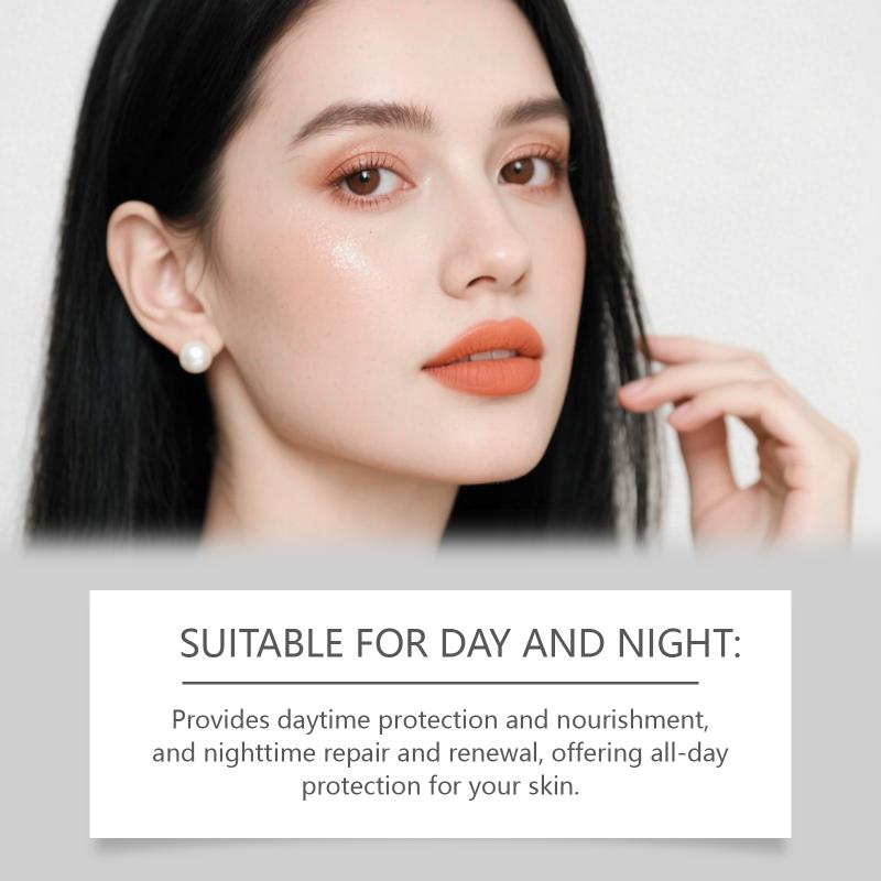 Retinol Cream for Dry Skin Moisturizing Face Day Night Anti Aging Increases Skin Elasticity and Luster