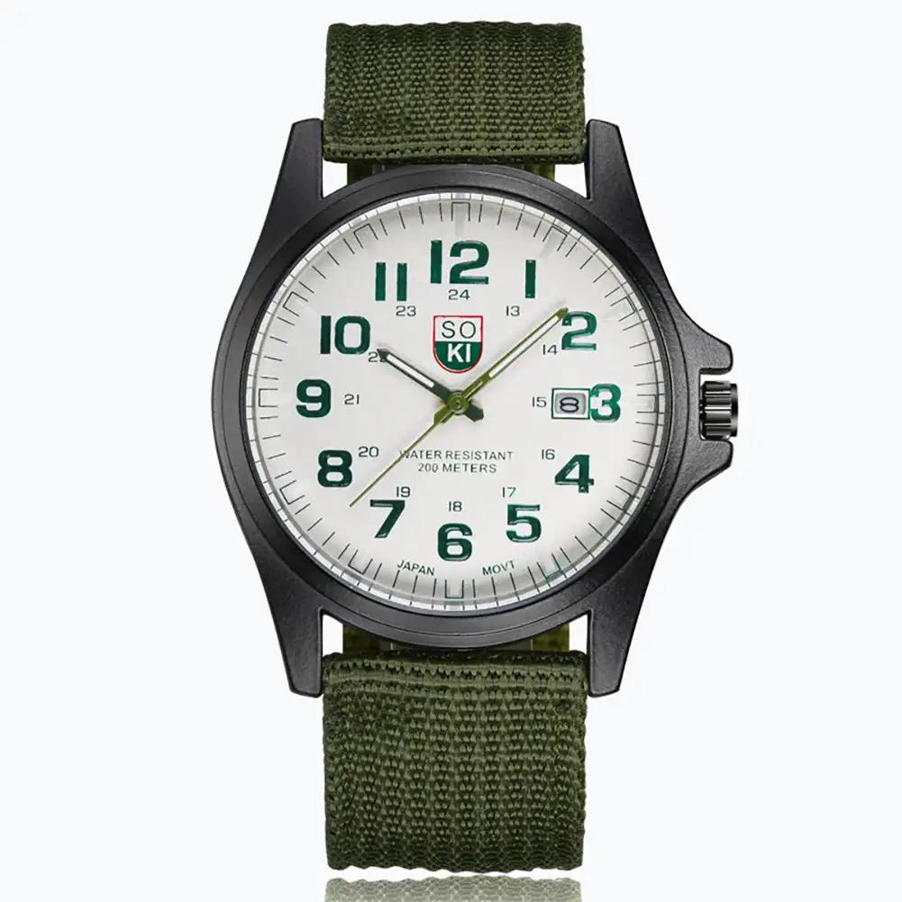 Nylon Band  Men Watch Wrist Watch Quartz Men Sports Watches
